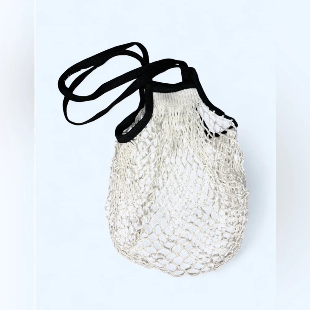 Elegant White Mesh Chanel Perfume Tote - Picture 6 of 6